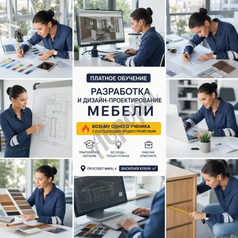 Разработка и дизайн-проектирование мебели