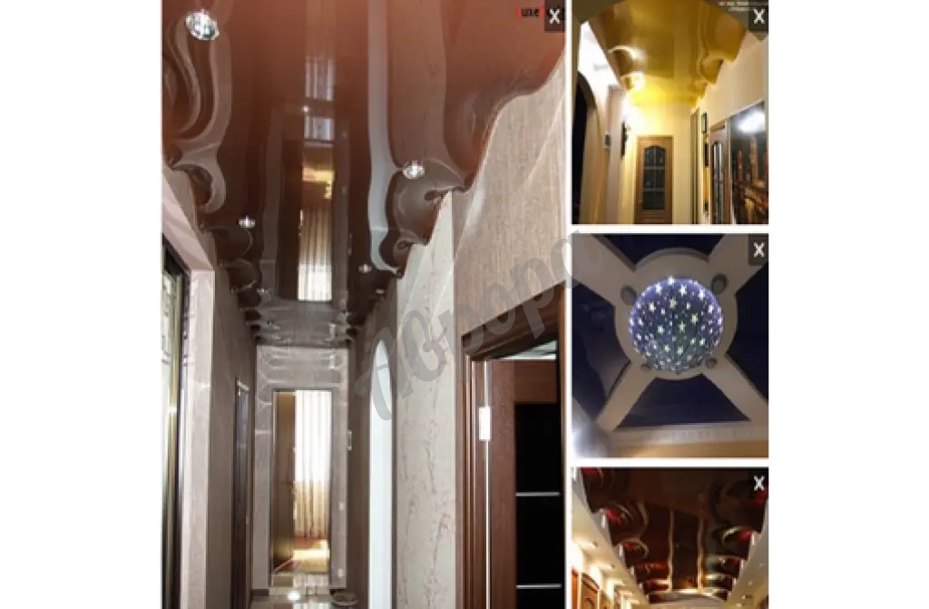 Волнообразные натяжные потолки LuxeDesign