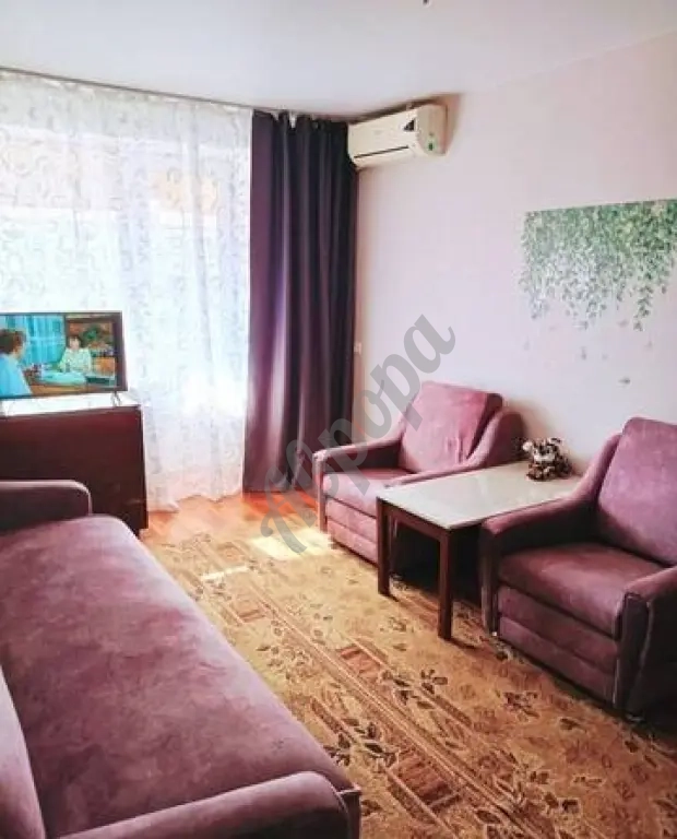Квартира 32 м², 1 комната, 1 кровать