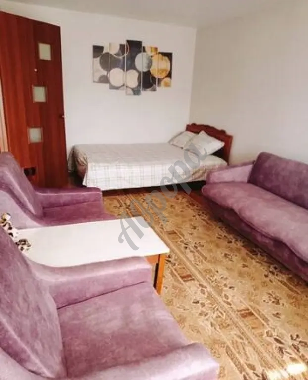 Квартира 32 м², 1 комната, 1 кровать