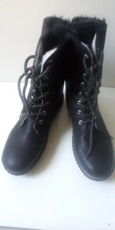 Зимние кожаные женские сапоги Rieker (артикул Z4242-00)