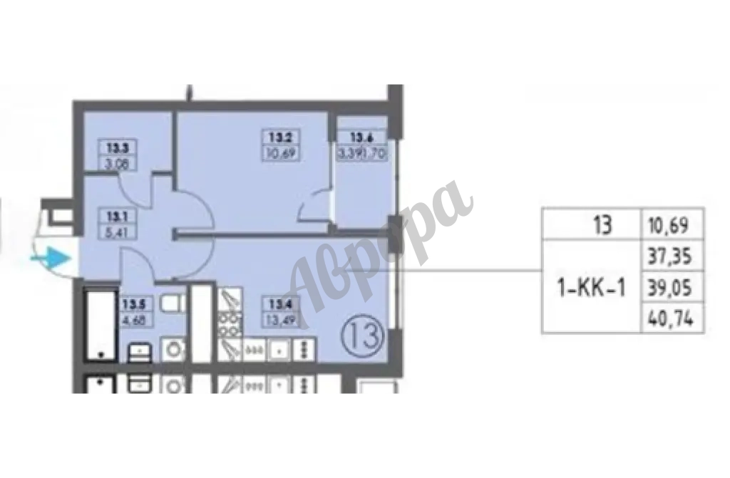Продам 1 ком кв в Симферополе. Новостройка