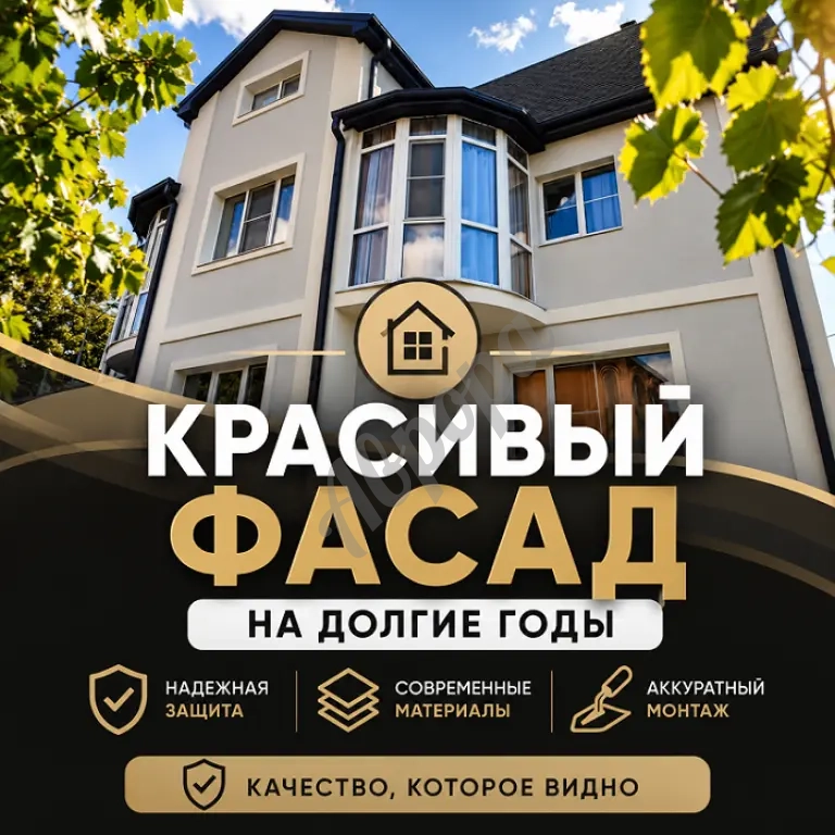 Фасадные работы любой сложности в Ростове-на-Дону и РО