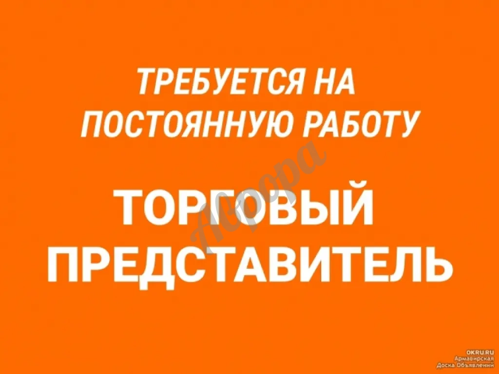 Торговый представитель